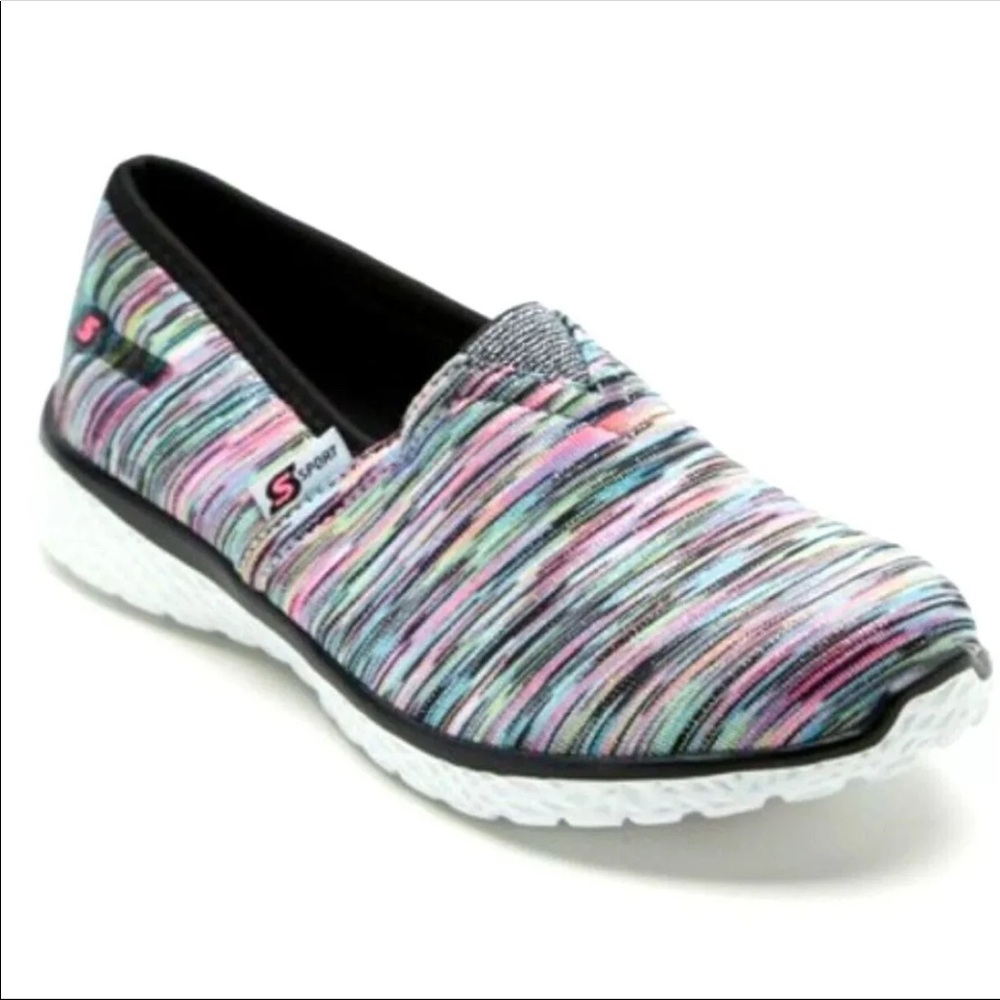Girls S Sport Skechers Metallic Sneakers Athletic - Picture 1 of 7